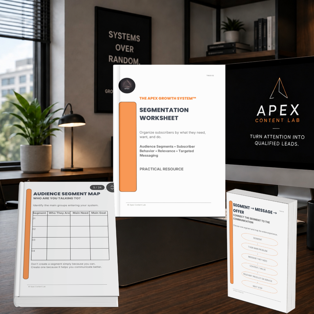 Segmentation Worksheet cover