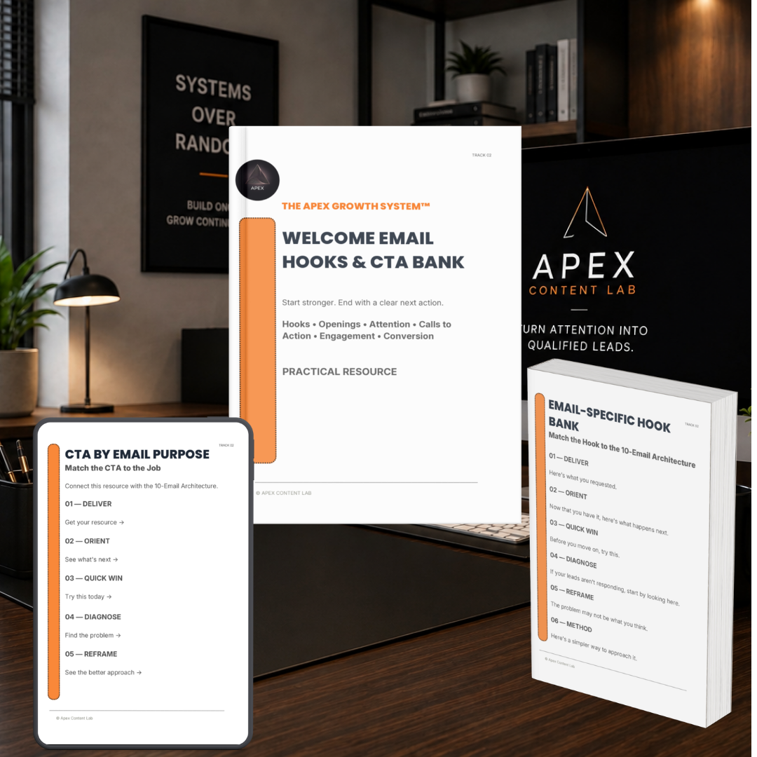 Welcome Email Hooks & CTA Bank cover