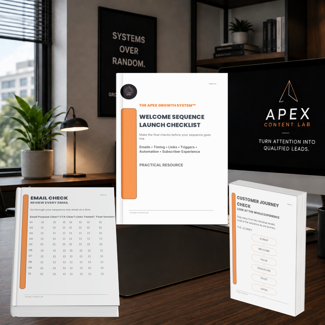 Welcome Sequence Launch Checklist cover